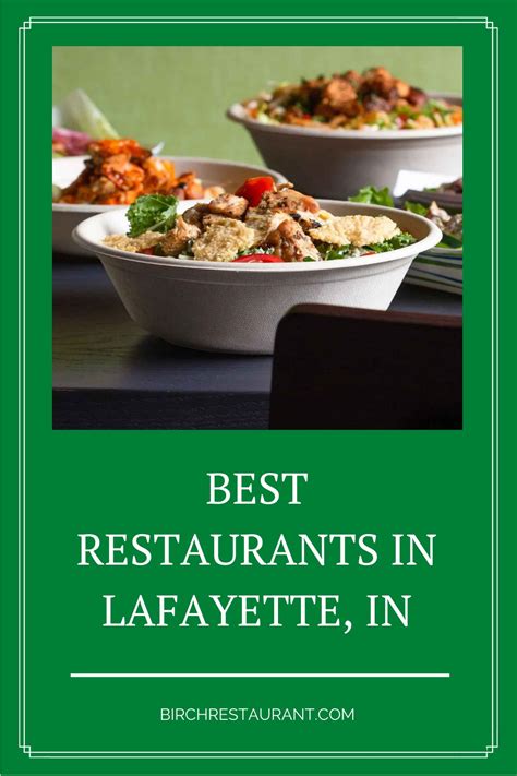 Places to eat in lafayette indiana. Things To Know About Places to eat in lafayette indiana. 